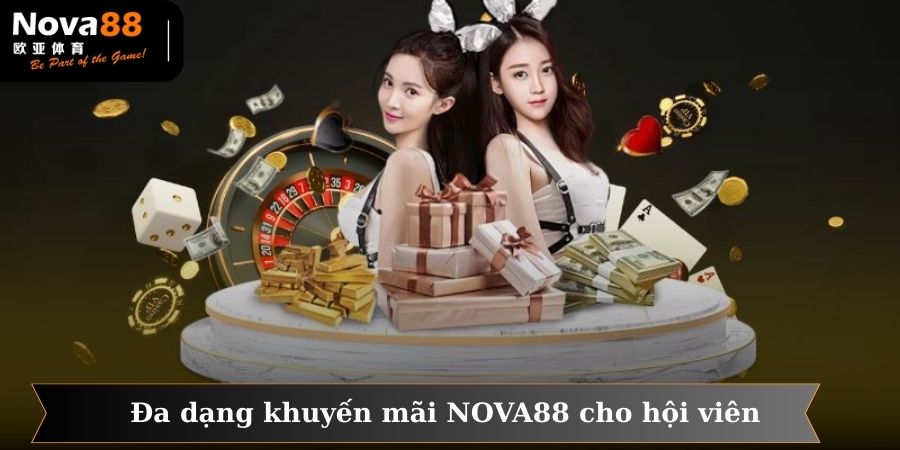 Đa dạng khuyến mãi NOVA88 dành cho hội viên